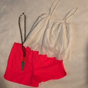 Lush High Waisted Pink Shorts